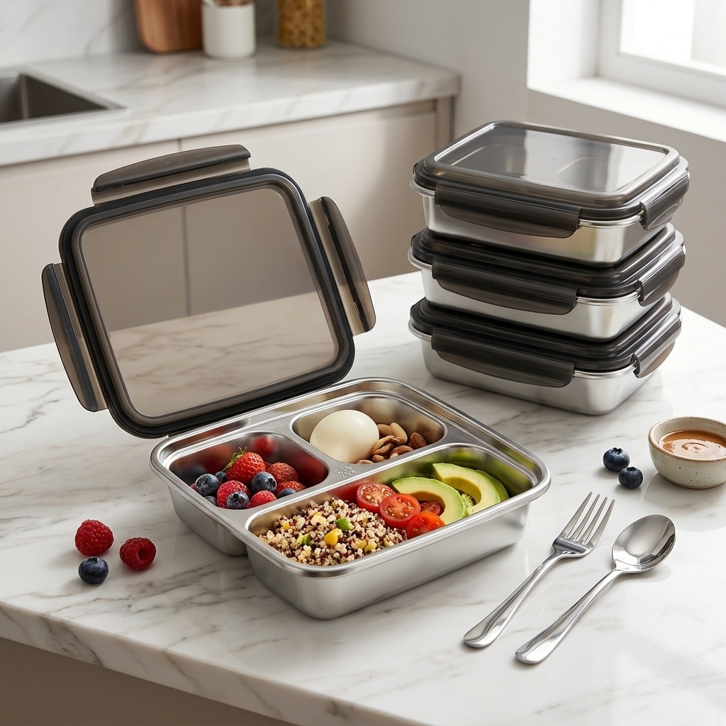 Large Capacity Lunch Container - Bento Box Two Tier review and price