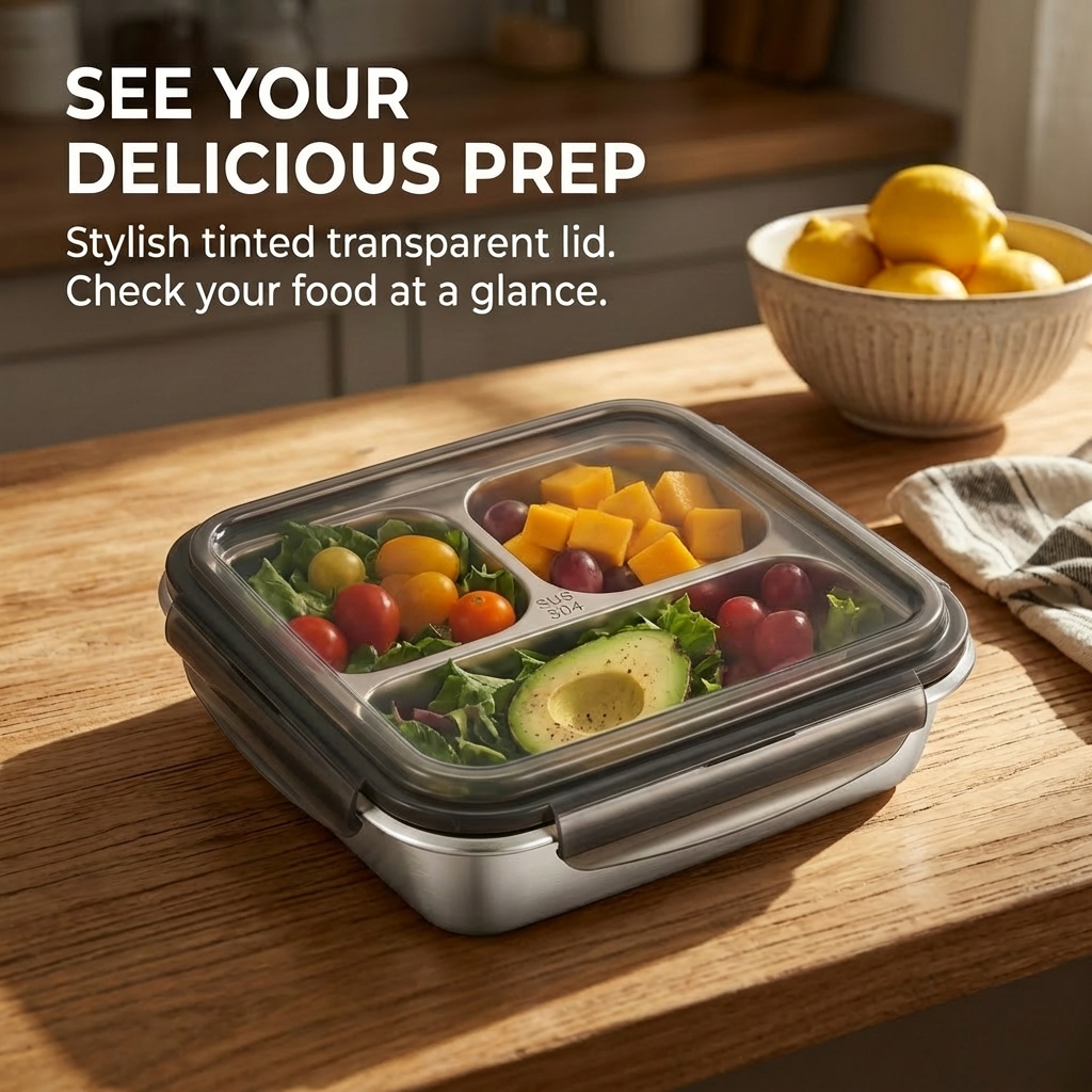 Large Capacity Lunch Container - Bento Box Two Tier review and price