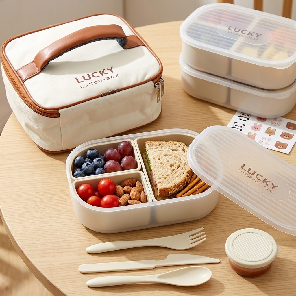Portable Divided Plastic Lunch - Bento Box Two Tier review and price