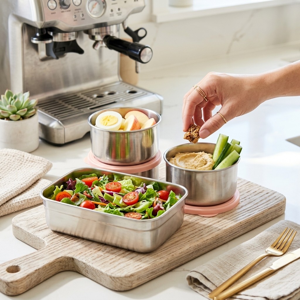 Microwave Safe 304 Stainless S - Bento Box Two Tier review and price
