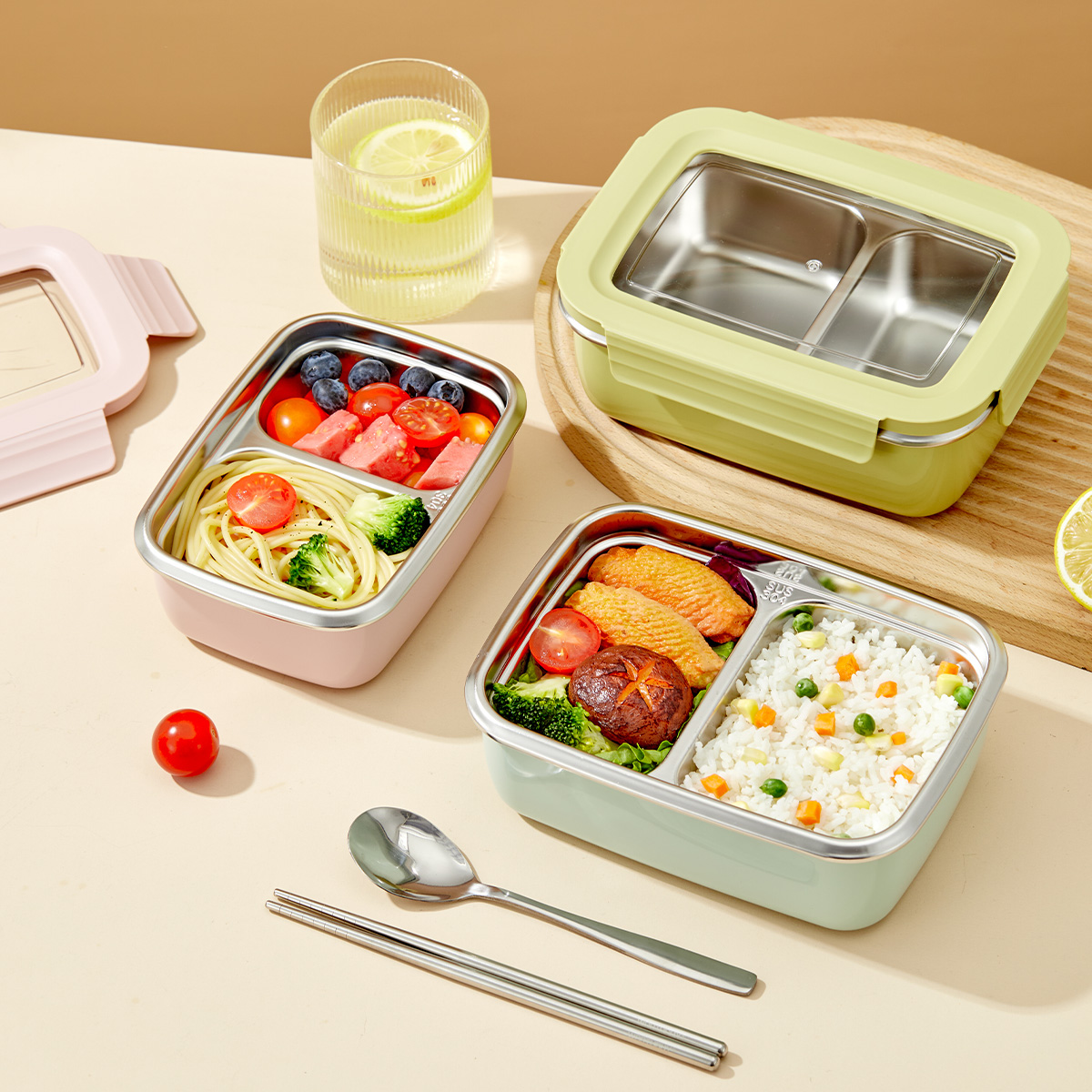 Microwave 304 Stainless Steel  - Bento Box Two Tier review and price