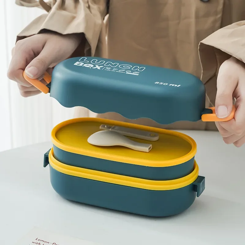 850ML Lunch Box Double-layer P - Bento Box Two Tier review and price