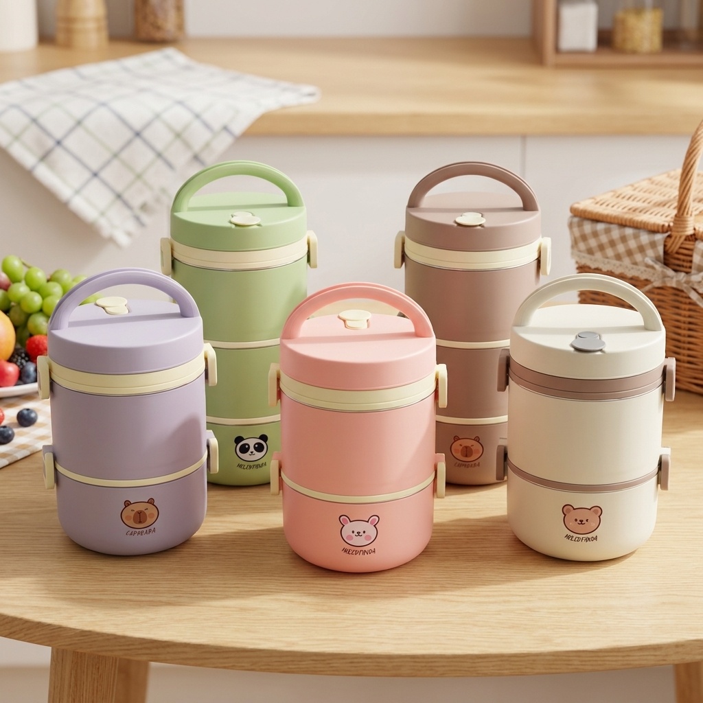304 Stainless Steel Thermal Lu - Bento Box Two Tier review and price