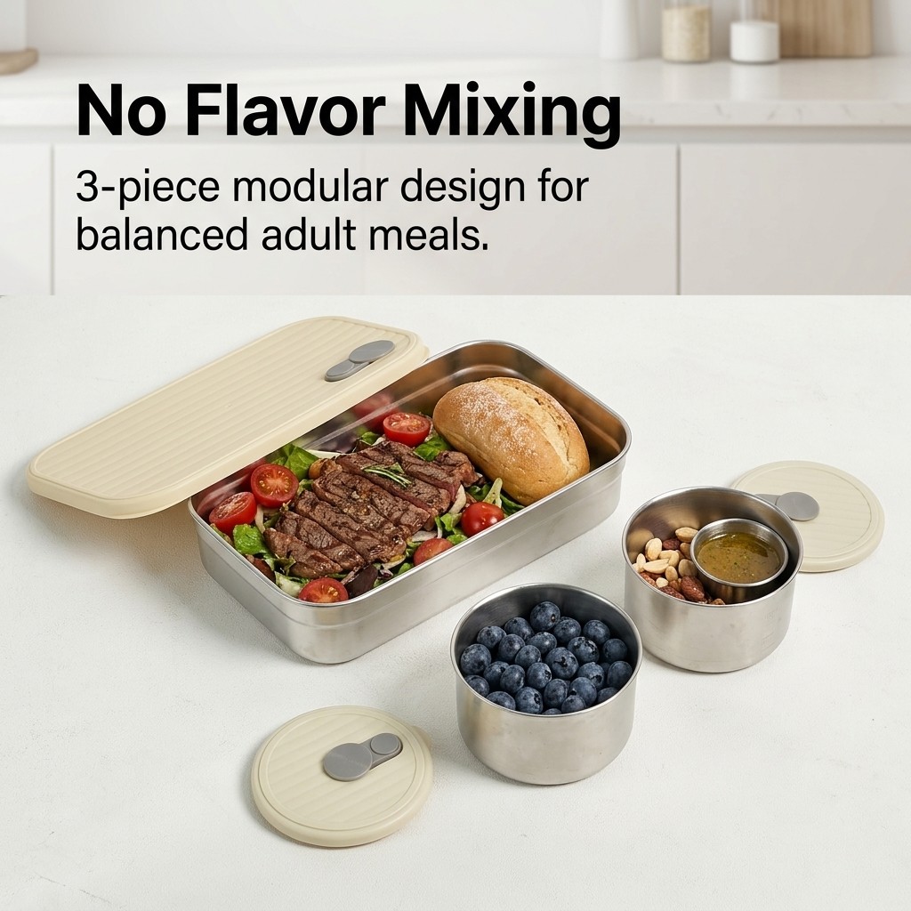 Microwave Safe 304 Stainless S - Bento Box Two Tier review and price
