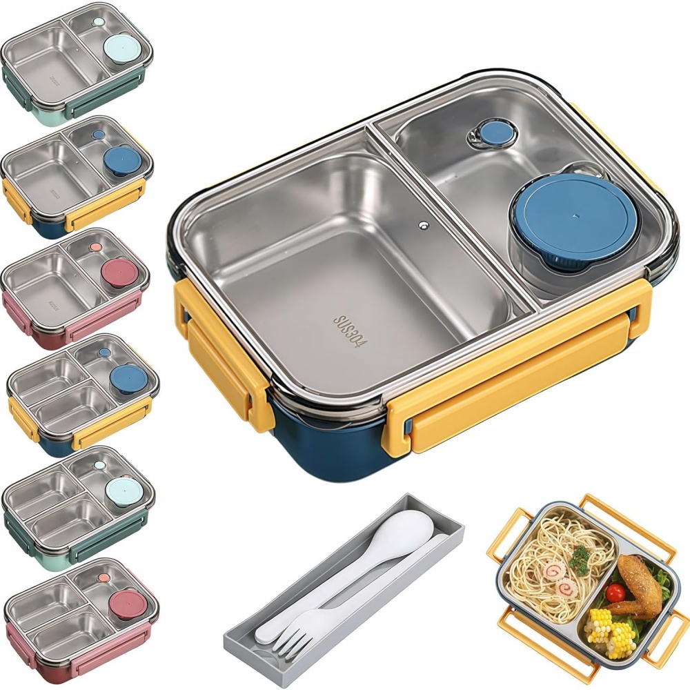 850ml Portable Lunch Boxes for - Bento Box Two Tier review and price