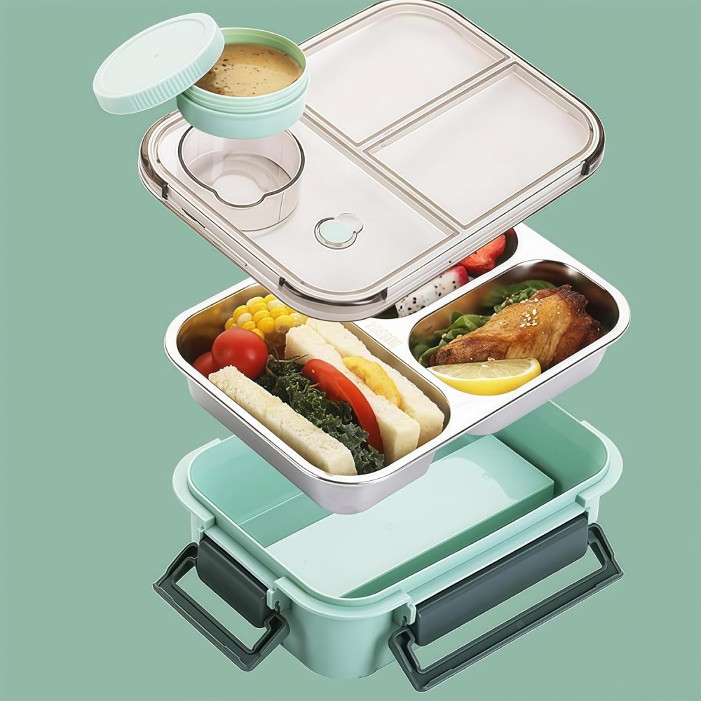 850ml Portable Lunch Boxes for - Bento Box Two Tier review and price