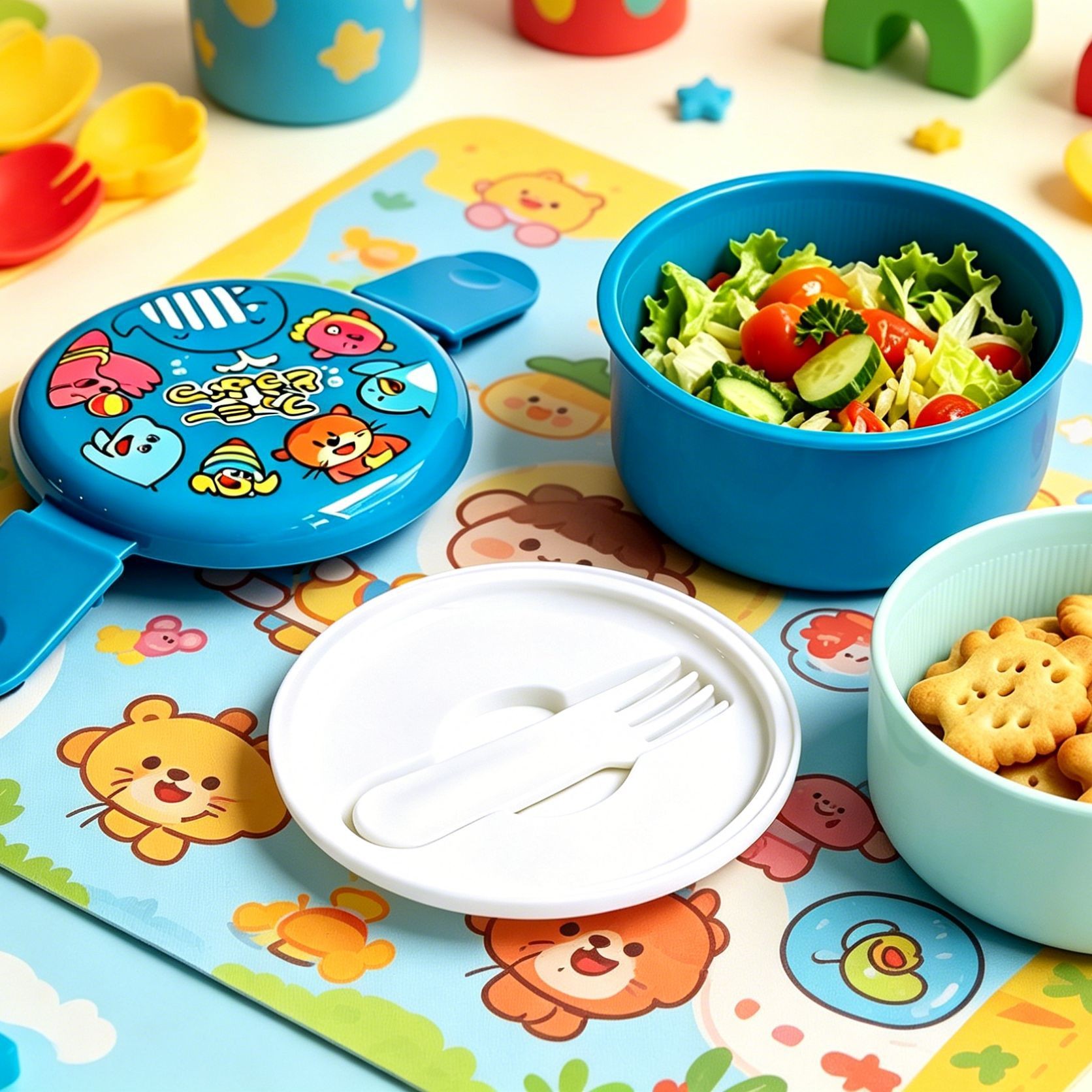 Mini Animal Lunch Box Japanese - Bento Box Two Tier review and price